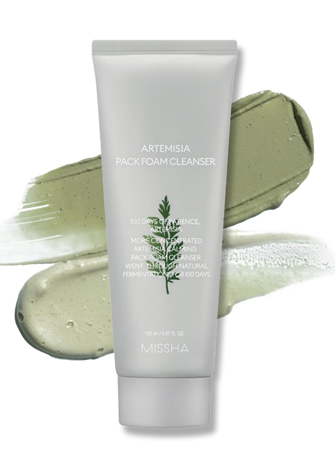 MISSHA Hassas Ciltler İçin Yatıştırıcı Temizleme Köpüğü 150 mililitre Time Revolution Artemisia Pack Foam Cleanser