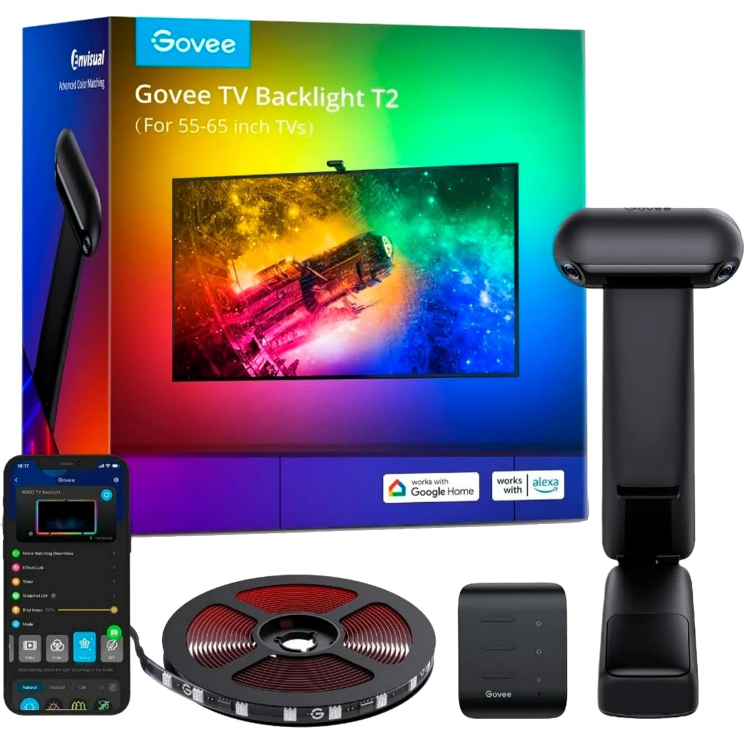 Govee Envisual T2 H605C 55-65 TV Arkası Şerit Led