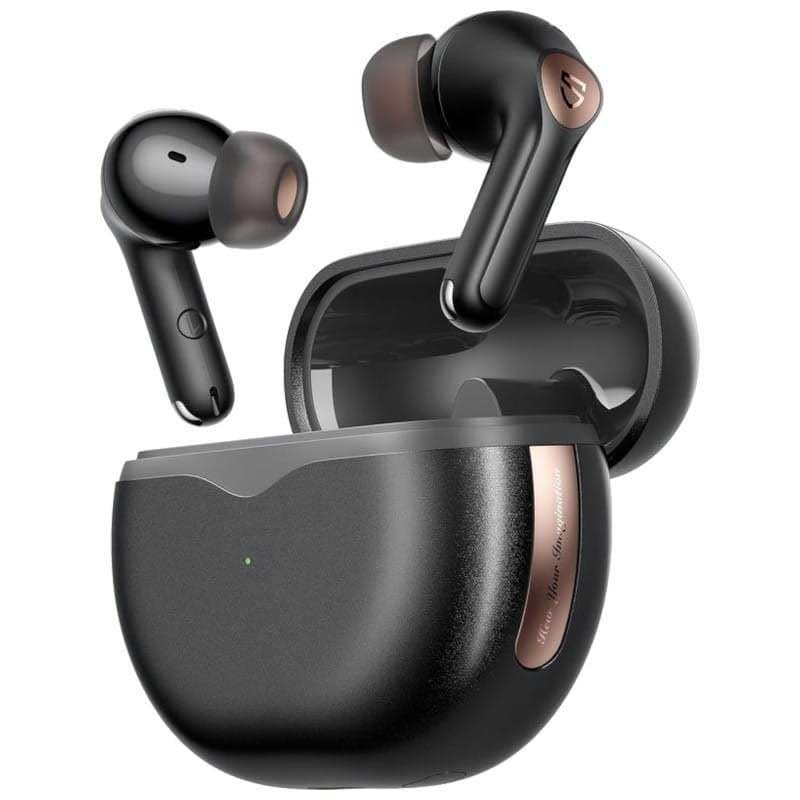 SoundPEATS Air4 Pro Aptx 5.3 Hibrit Aktif Gürültü Önleme Bluetooth Kulak İçi Kulaklık - Siyah