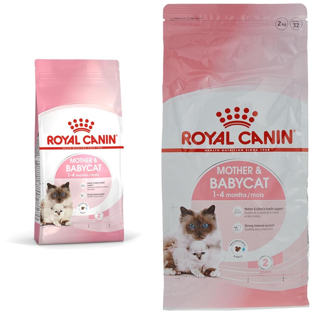 Royal Canin Mother & Babycat Kedi Maması, 4 Kg & Royal Canin Mother & Babycat Kuru Kedi Maması, 2 Kg