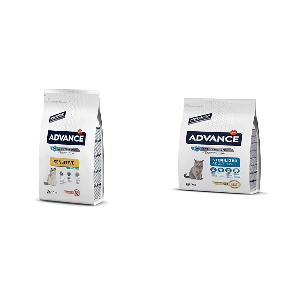 Advance Hindili Kısırlaştırılmış Kedi Maması, 3 Kg & Advance Hindili Kısırlaştırılmış Kedi Maması, 3 Kg