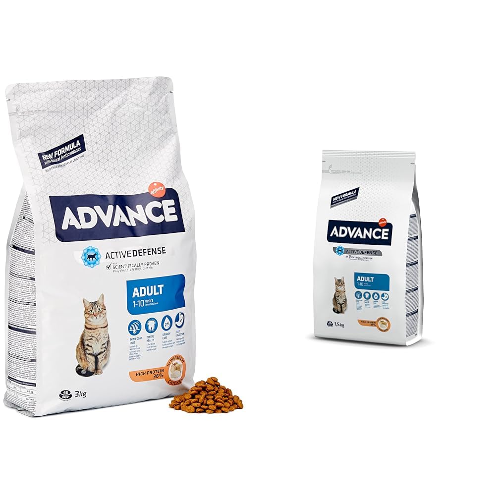 Advance Tavuklu Ve Pirinçli Yetişkin Kedi Maması 3 Kg & Advance Cat Adult Tavuklu Pirinçli Yetişkin Kedi Maması 1, 5 Kg