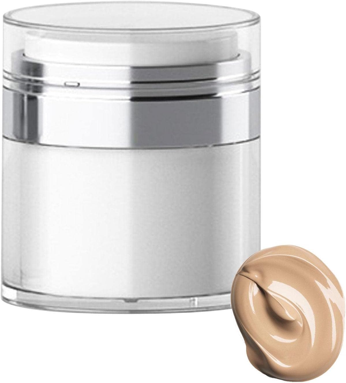 Orret Home Pompalı Krem Kutusu,Krem Taşıma Ve Saklama Kutusu,Seyahat İçin Krem Ve Fondoten Kutusu