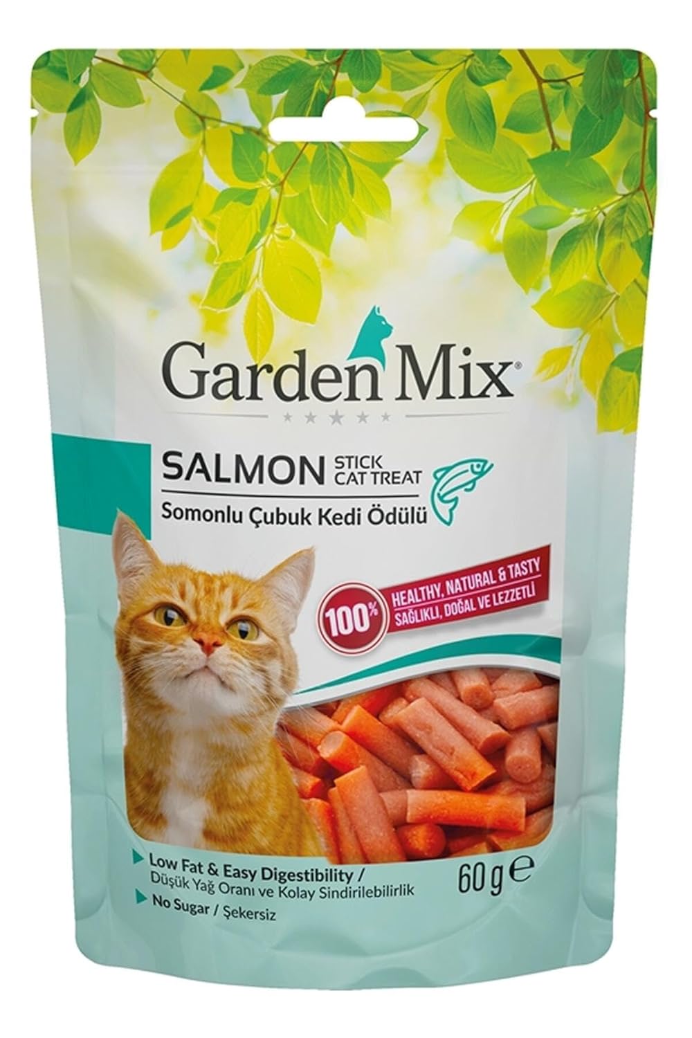 Garden Mix Somonlu Stick Kedi Ödülü 60 Gr