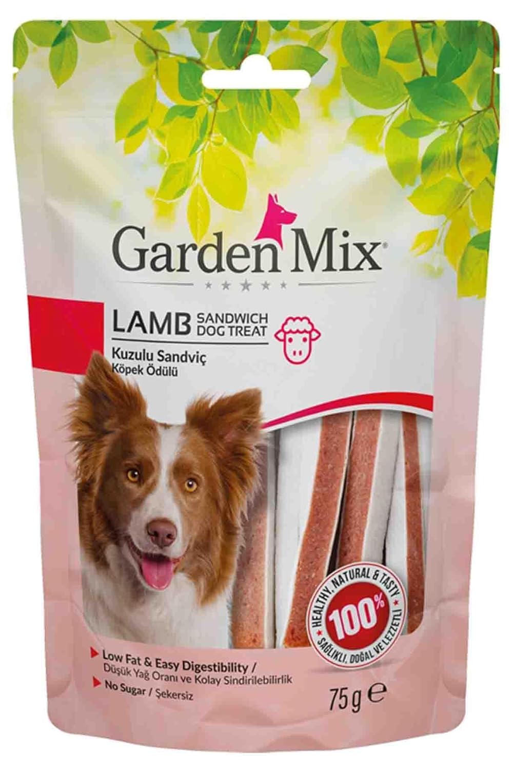Garden Mix Kuzulu Sandviç Köpek Ödülü 75 Gr