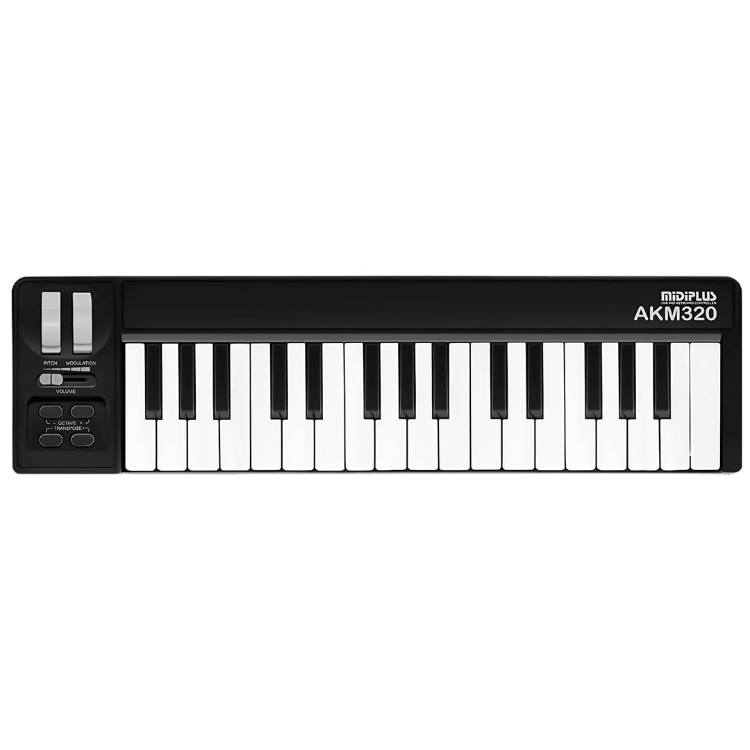 MIDIPLUS AKM320 Black 32 Mini Tuş USB MIDI Klavye