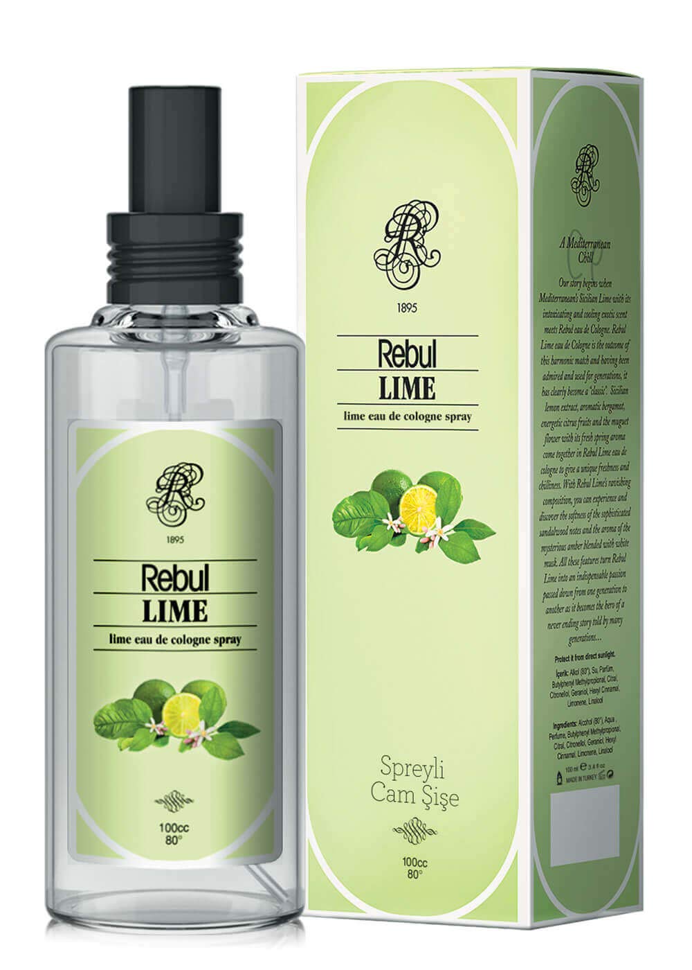 Rebul Misket Limonu Eau De Cologne 125 ml Kutulu