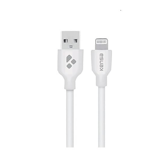 Kensa Lightning Şarj Kablosu, Hızlı Şarj Data Özellikli USB to Lightning Şarj Kablosu, Lightning Girişli Cihazlarla Uyumlu 1 Metre Şarj Kablosu