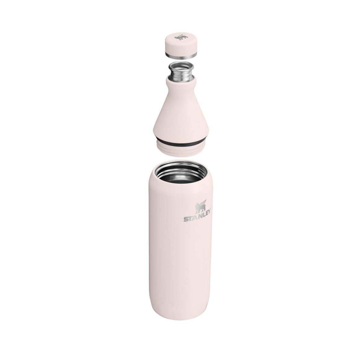 STANLEY All Day Slim Soğuk Su Termosu 0.60 Litre - Pembe Kuvars (Rose Quartz) | Paslanmaz Çelik