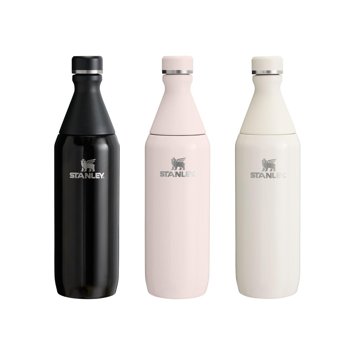 STANLEY All Day Slim Soğuk Su Termosu 0.60 Litre - Pembe Kuvars (Rose Quartz) | Paslanmaz Çelik