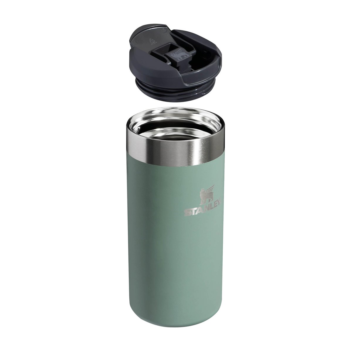 STANLEY The Aerolight Transit Mug Termos 0.35 Litre - Yeşil (Shale Metallic) | Paslanmaz Çelik
