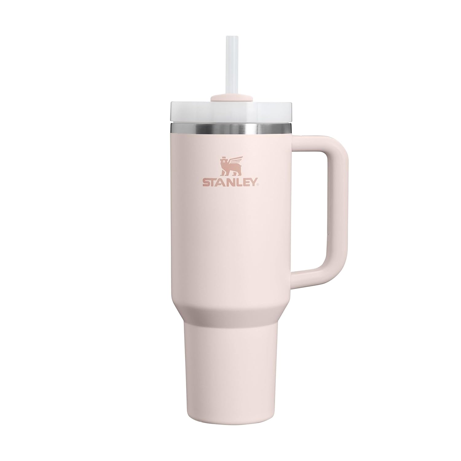 Stanley Quencher Pipetli Termos Bardak, 1.18 Litre, Pembe Kuvars(Rose Quartz)