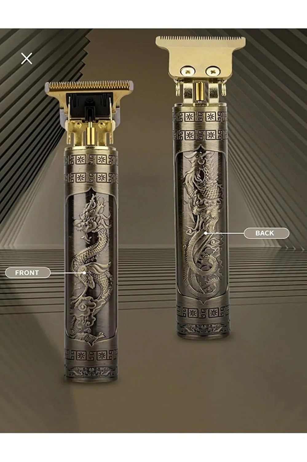 Dragon Profesyonel Saç Sakal Ense Çizim Tüm Vücut Tüyü Lazer Öncesi Tıraş Makinesi