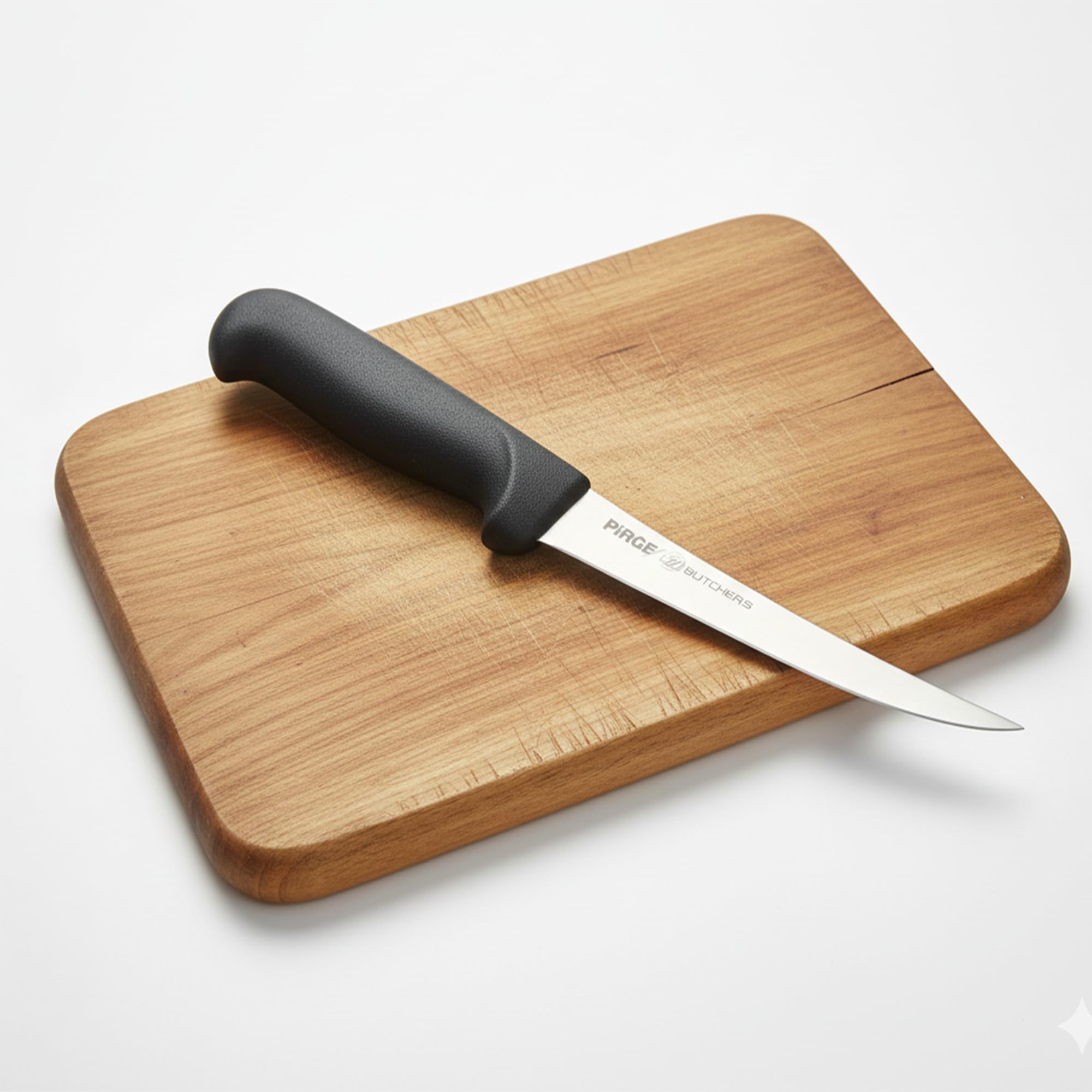 Pirge Butcher's Sıyırma Bıçağı Kıvrık Sert 12 cm