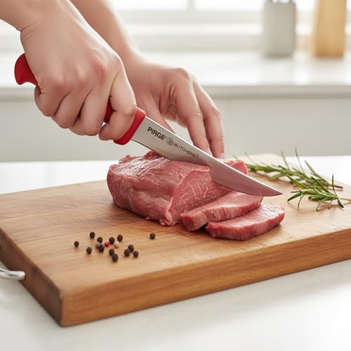 Pirge Butcher's MasterGrip Kavisli Sıyırma Bıçağı 15 cm