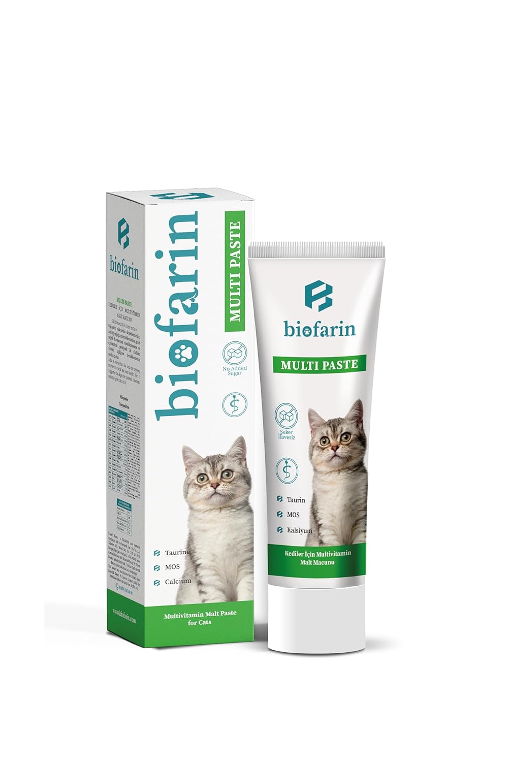 biofarin Kediler İçin Multi Paste 100Gr Bağışıklık Sistemi Destekleyici Tüy Yumak Önleyici Multivitamin Macun - Kedi Vitamini