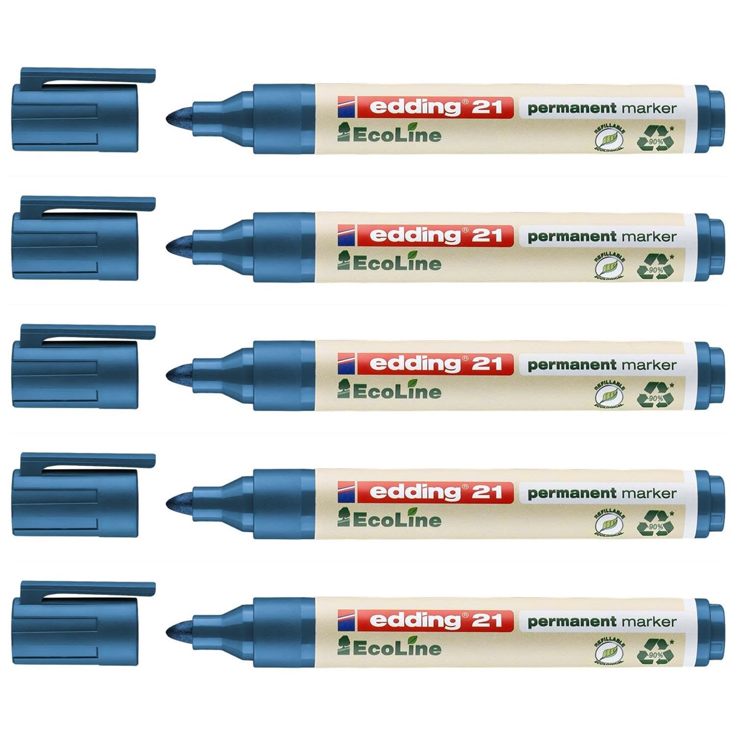 EDDING Ecoline Blue 1,5-3 mm, 1 Adet, Kalıcı Markör