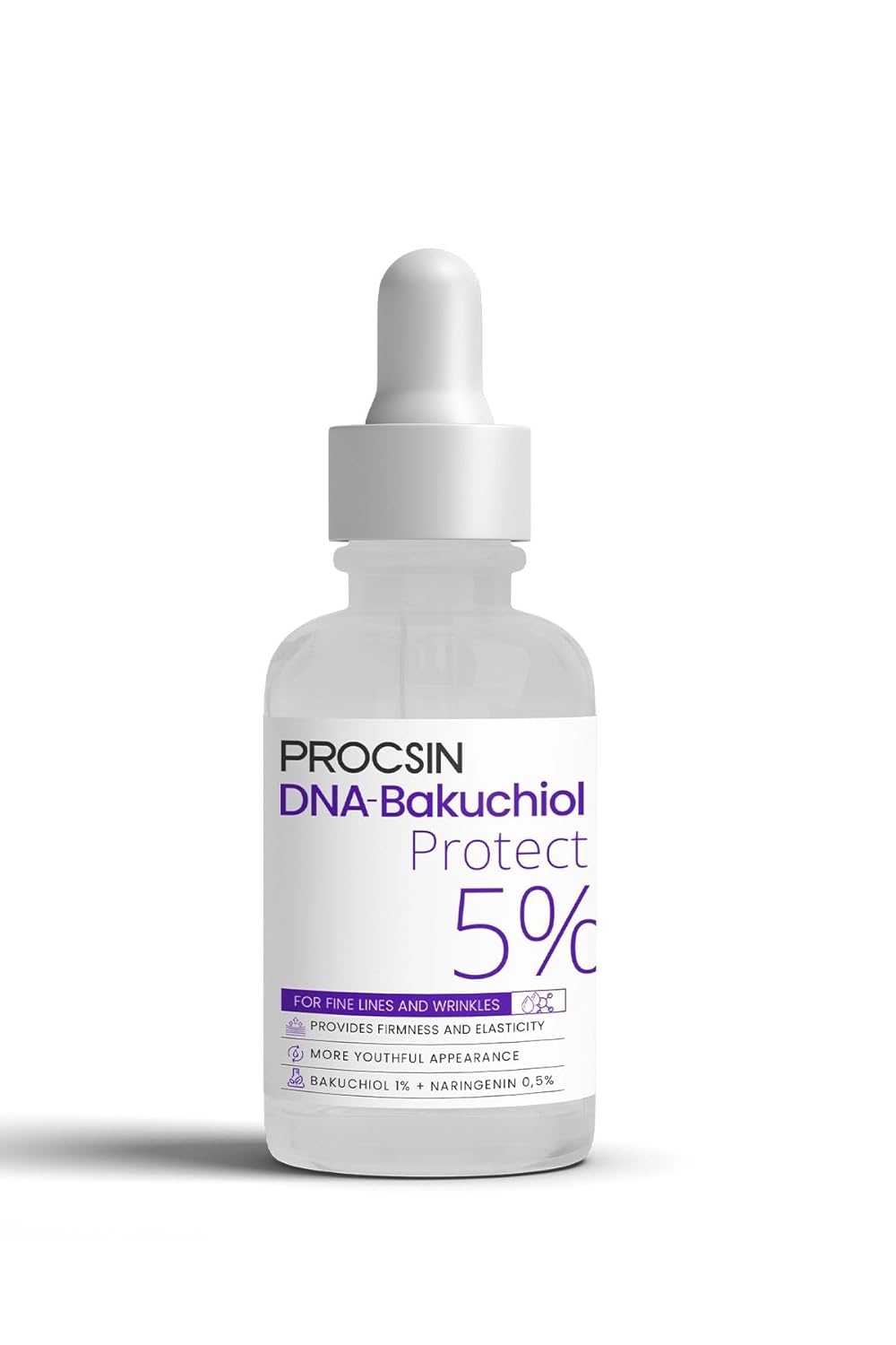 PROCSIN DNA-Bakuchiol Kırışıklık ve İnce Çizgi Karşıtı Sıkılaştırıcı Serum 30 ML