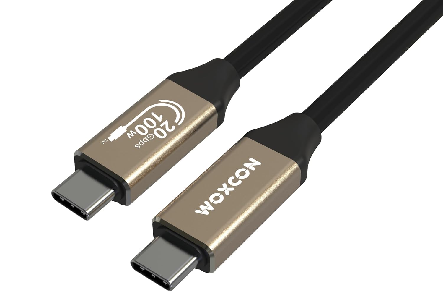 Woxcon - USB C Hızlı Şarj ve Görüntü Kablosu, USB 3.2 GEN2 Standart 20G Bandwith, Thunderbolt 4/3 uy