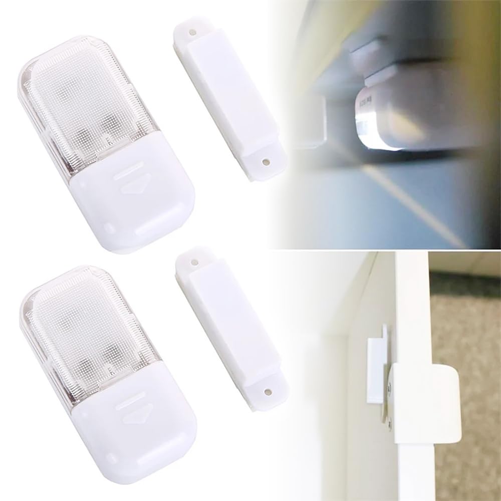 GüncelÇarşı 2 Adet Otomatik Manyetik Sensörlü 1W 10Lm Led Lamba, Dolap içi, Araç içi, Çok Amaçlı Aydınlatma