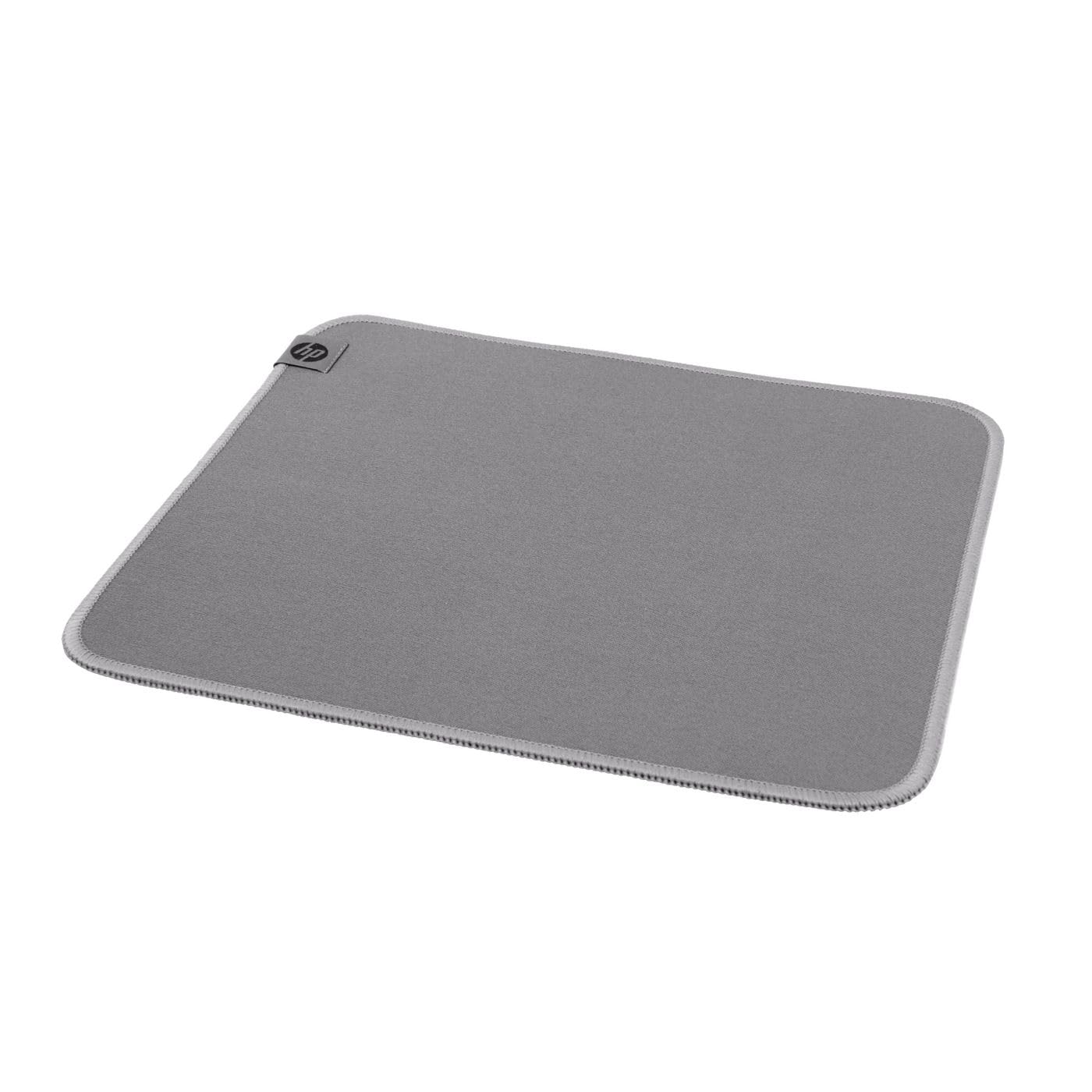 HP 100 fare altlığı (‎8 x 594AA), ofis ve ev için, dezenfekte edilebilir, su geçirmez, sağlam, kaymaz, sağlam dikişler, sürdürülebilir rPET polyester, 23 x 20 cm, gri
