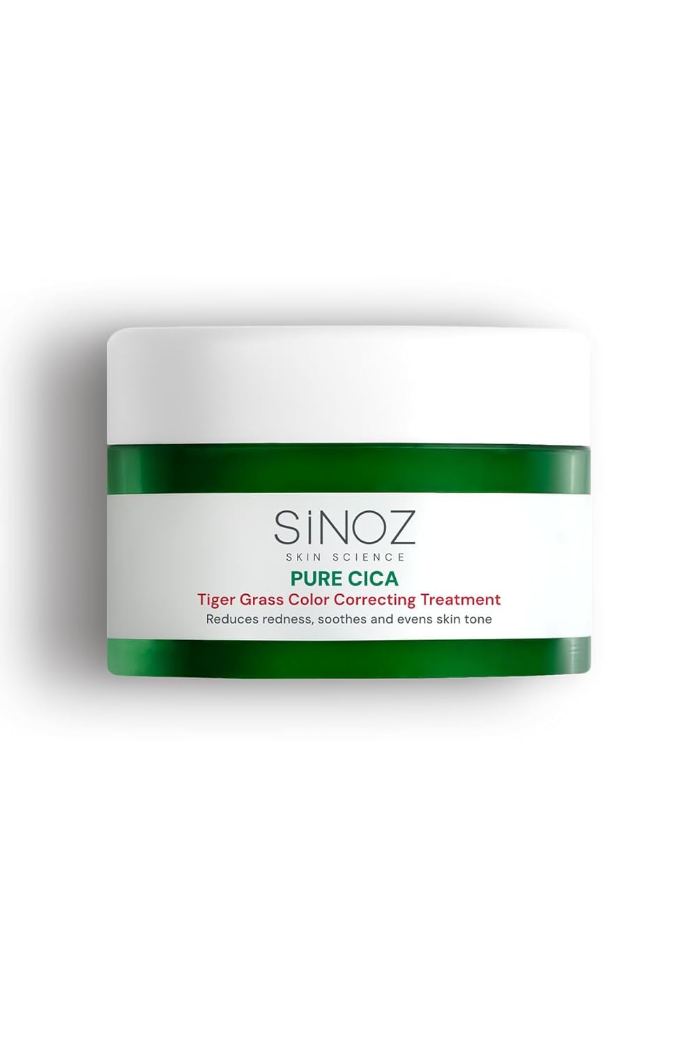 Sinoz Pure Cica Tiger Grass Ton Eşitleyici Yoğun Onarıcı Yatıştırıcı Kızarıklık Karşıtı Yüz Kremi 15 ml