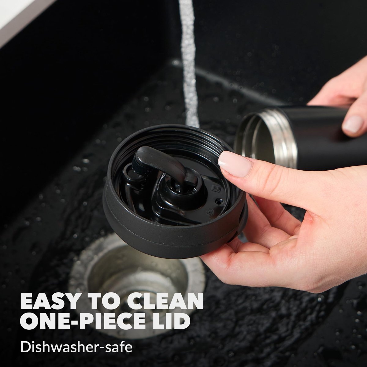 Contigo Huron Pro Snapseal Termos Bardak 470 mL Siyah