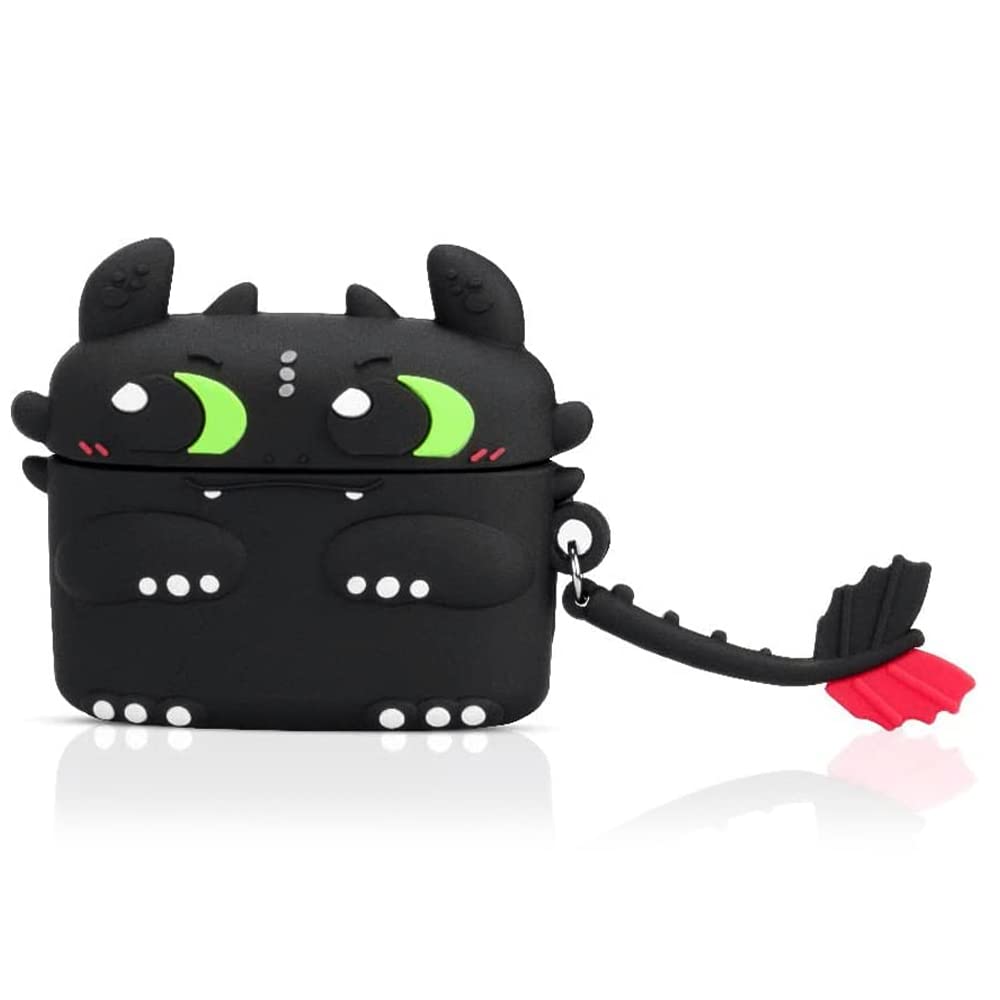 Microsonic Huawei FreeBuds SE 2 için Kılıf Cartoon Figürlü Silikon Crtn-Fgr-Tthlss [FreeBuds SE 2 ile Uyumlu Kılıf - Dark Silver]