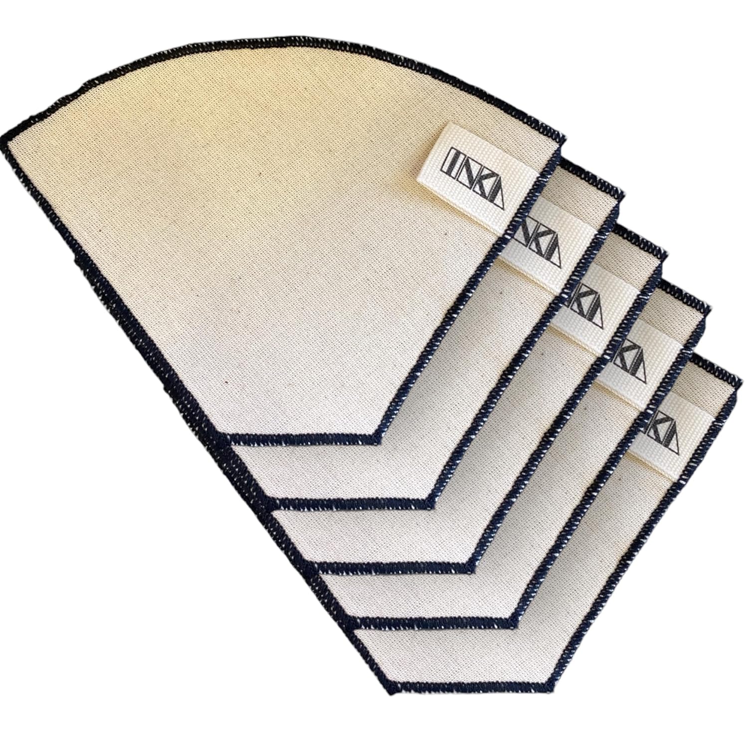 Yıkanabilir Kumaş Organik Kahve Filtresi | 5 Adet | No:4 |%100 Pamuk Ham Bez Kahve Filtresi |Bayblock Dikiş ile Uzun Ömürlü Kullanım |