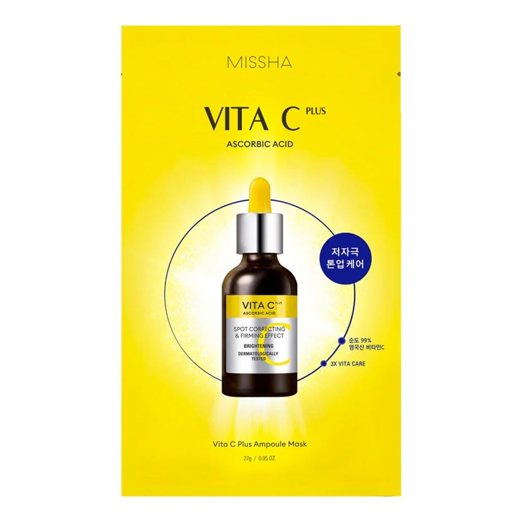 MISSHA Leke Karşıtı C Vitamini İçerikli Aydınlatıcı Maske Vita C Plus
