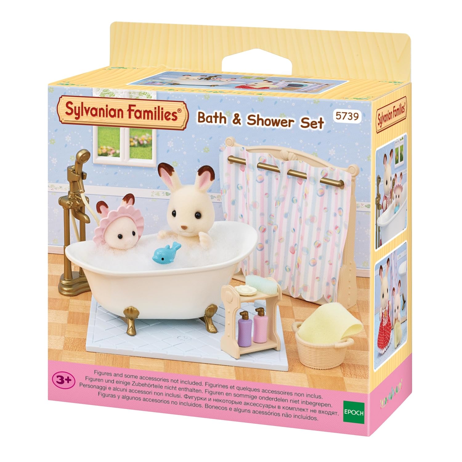 Sylvanian Families EPOCH Banyo Ve Duş Seti, Oyuncak