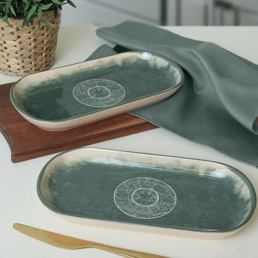 Keramika Maya Noyan Kayık Tabak 28 Cm 2 Adet 20790