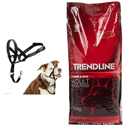 Company of Animals Halti Ağızlıklı Tasma, Boyut 2 Siyah + Trendline Kuzu Etli & Pirinçli Yetişkin Köpek Maması 15 kg