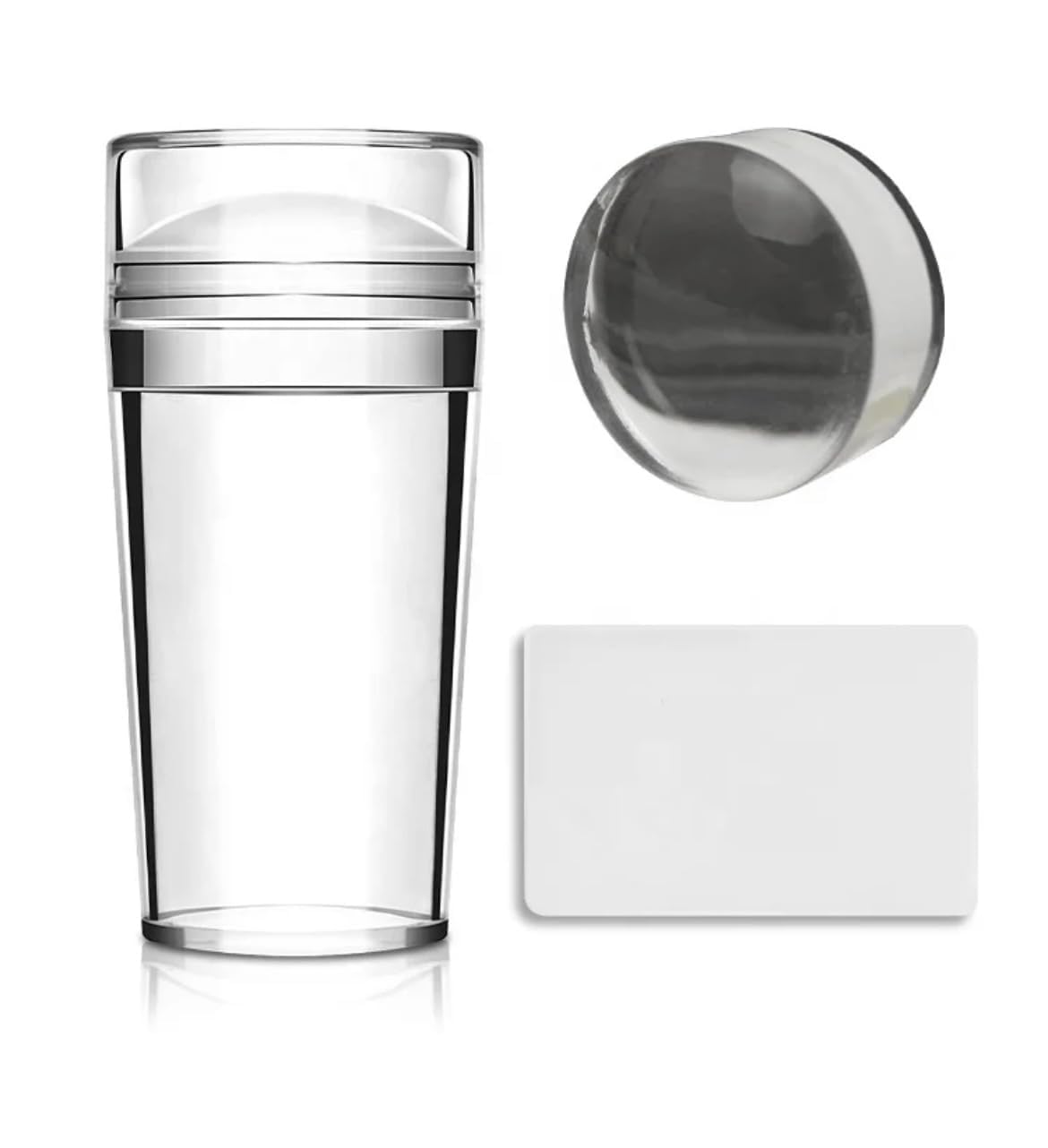 KeyLiving Tırnak Süs Damgası, French Stamper, Nail Art, Tırnak Süsleme Aparatı