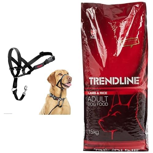 Company of Animals Halti Ağızlıklı Tasma, Boyut 3 Siyah + Trendline Kuzu Etli & Pirinçli Yetişkin Köpek Maması 15 kg