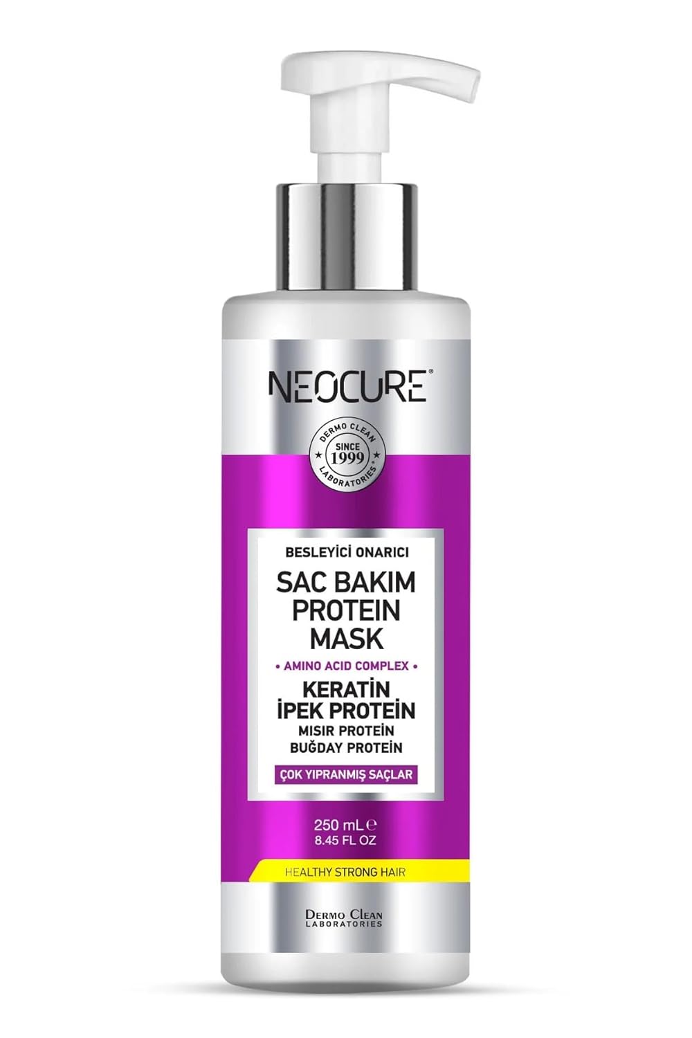 Dermo Clean Yıpranmış Saçlar İçin Besleyici Onarıcı Saç Bakım Protein Maskesi 250 mililitre