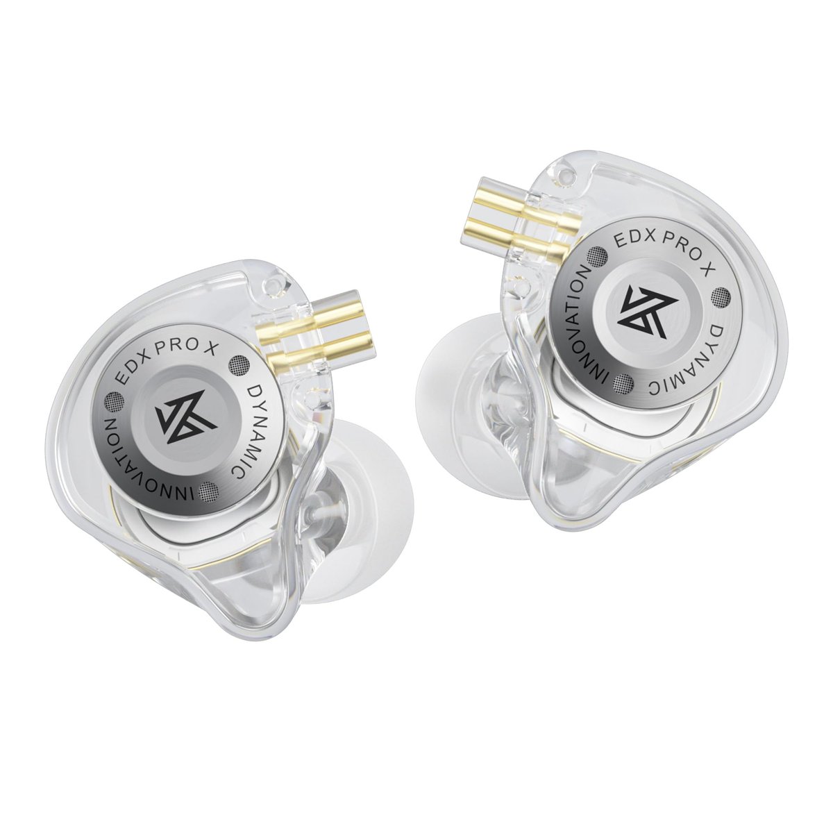 KZ EDX Pro X Kulak Monitörü Kulaklık, HiFi Stereo IEM Dinamik Sürücü Kablolu Kulaklık, Çıkarılabilir Kablo, Şarkıcılar Müzisyenler Audiophile için Derin Bas Gürültü İzolasyonlu Kulaklıklar (Klasik,