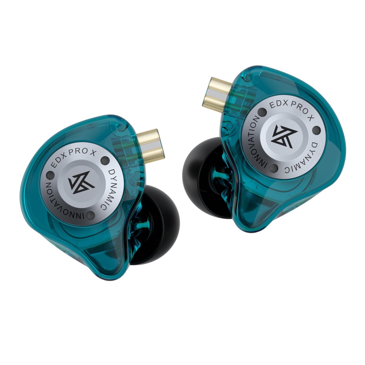 KZ EDX Pro X Kulak Monitörü Kulaklık, HiFi Stereo IEM, Çıkarılabilir Kablolu Dinamik Sürücü Kulaklık, Şarkıcılar Müzisyenler Davulcular Audiophile için Derin Bas Gürültü İzolasyonlu Kulaklıklar