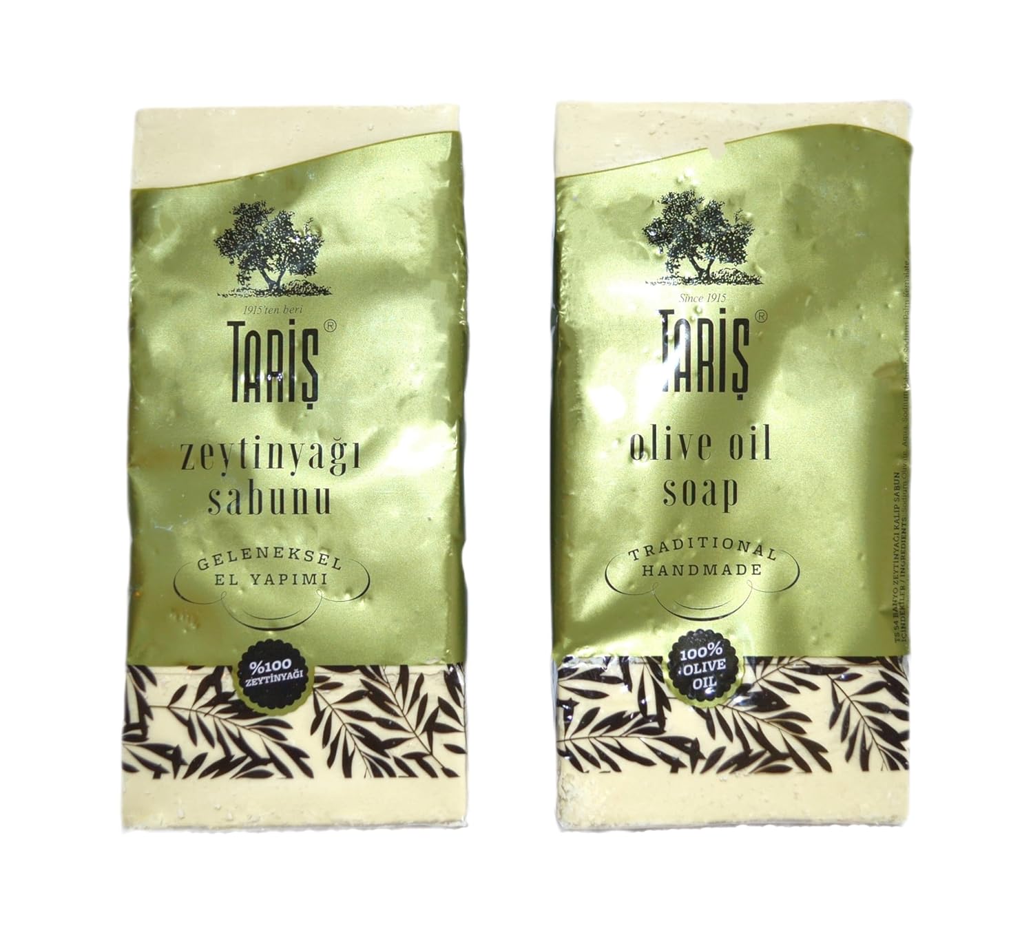 enjoyit Tariş Zeytinyağı Sabunu, Geleneksel El Yapımı,%100 Saf Zeytinyağı, 160g x 10 kalıp=1600g