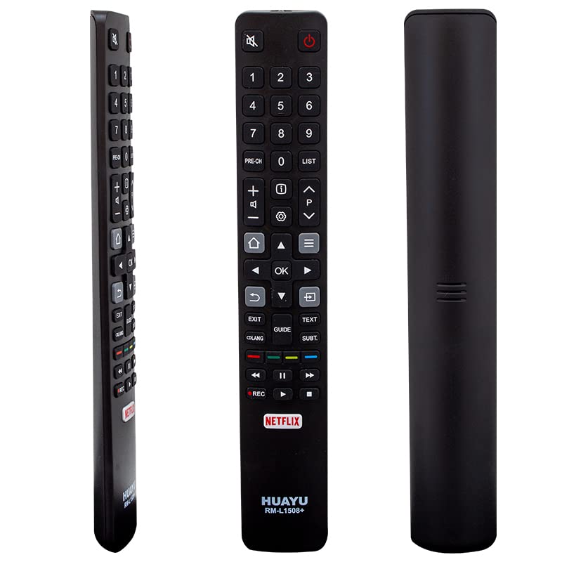 BYCONNERS TCL Smart 4K LCD LED TV Uyumlu Uzaktan Kumanda NETFLIX Tuslu RM-L1508+