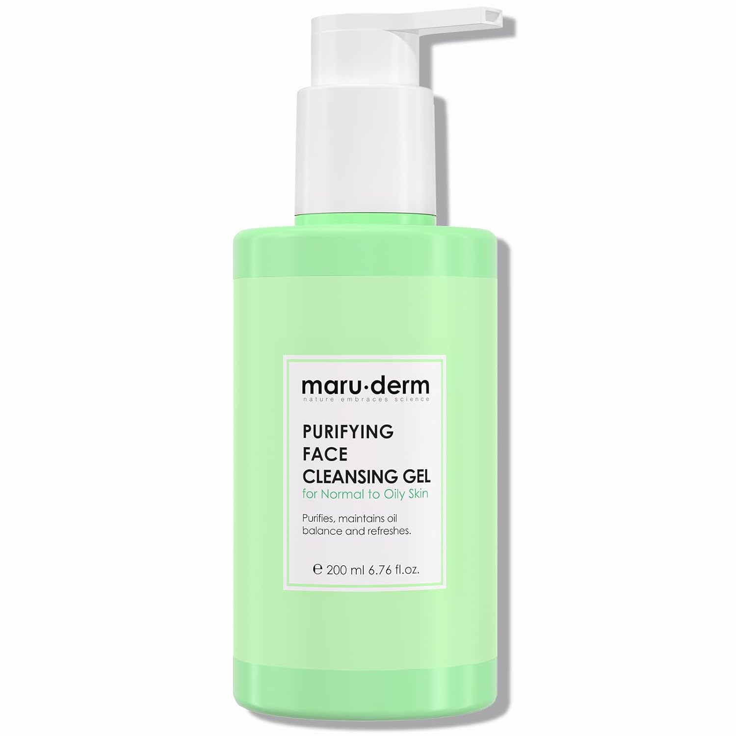 Maru.Derm Karma ve Yağlı Ciltler için Yüz Yıkama Jeli 200 ml