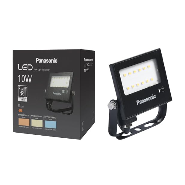 Panasonic LED FLOODLIGHT SENSOR 10W 850LM 4000K Kelvin-Günışığı