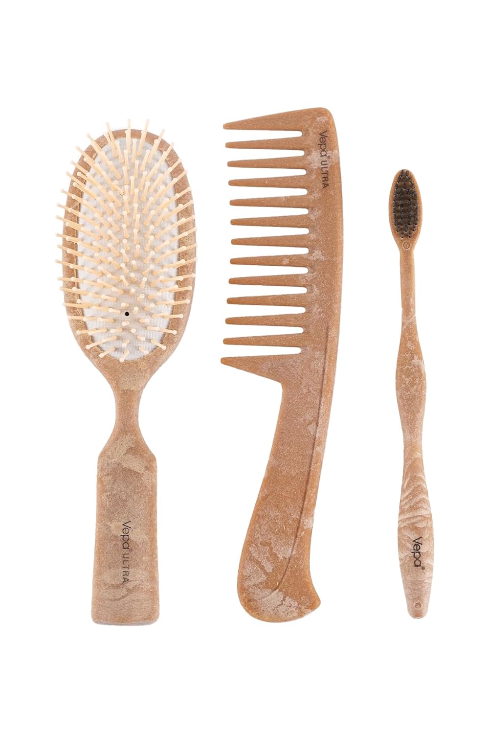 Vepa 3’lü Bio Set Kutu Ambalajlı (503 + 990 + Elite Diş Fırçası) - Ahşap, Yüksek Kalite, Lux, Doğa Dostu