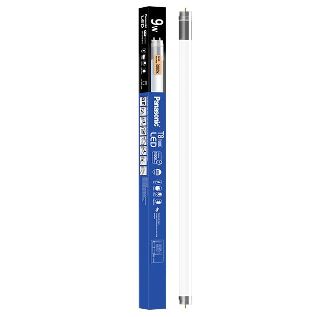 PANASONIC LED TUBE T8, SICAK BEYAZ IŞIK 9W 1000LM 60CM G13 3000K