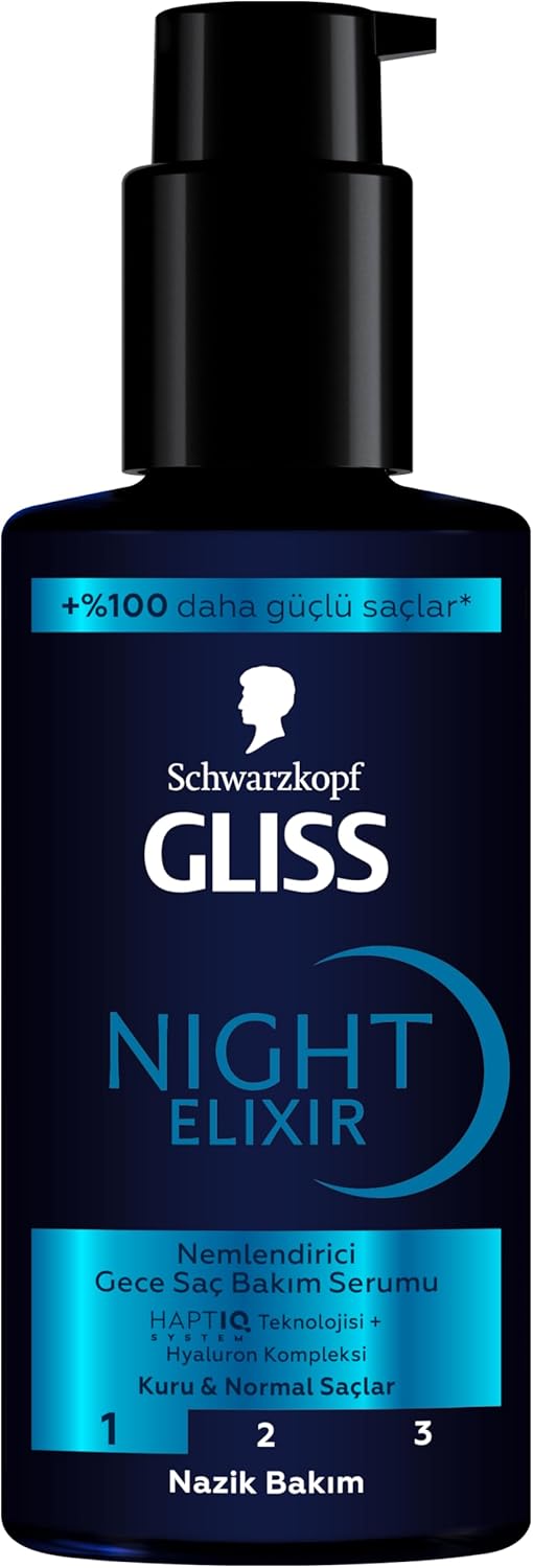 Gliss Night Elixir Nemlendirici Gece Bakım Serumu, 100ml