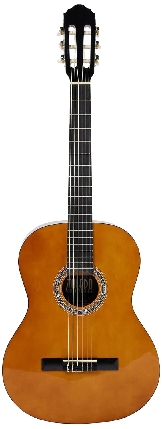 Toledo LC-3900OR 4/4 Klasik Gitar, Koyu Natural