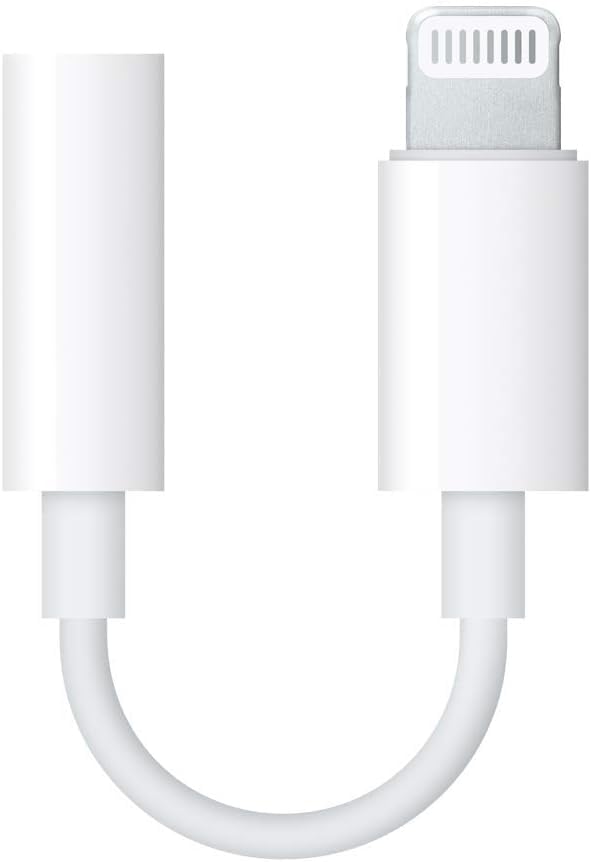 HEARTZ Apple iPhone Lightning to 3.5 mm Headphone Aux Jack Adapter Dönüştürücü - iPhone iPad iPod için Standart Çivi jack Kulaklıklarınızı Kullanmanızı Sağlar