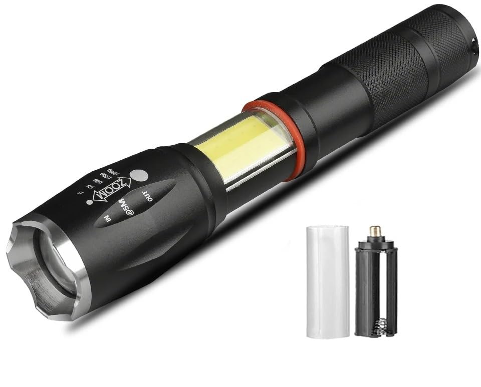 Valkyrie 8000 Lümen COB Lambalı T6 Mıknatıslı El Feneri - 6 Mod - 500 Metre Mesafe