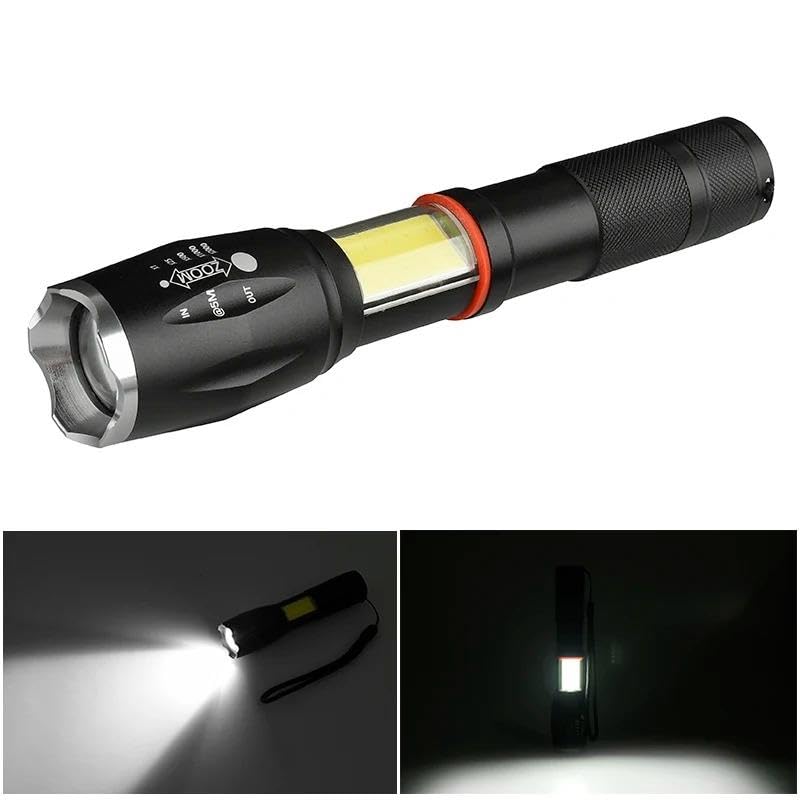 Valkyrie 8000 Lümen COB Lambalı T6 Mıknatıslı El Feneri - 6 Mod - 500 Metre Mesafe