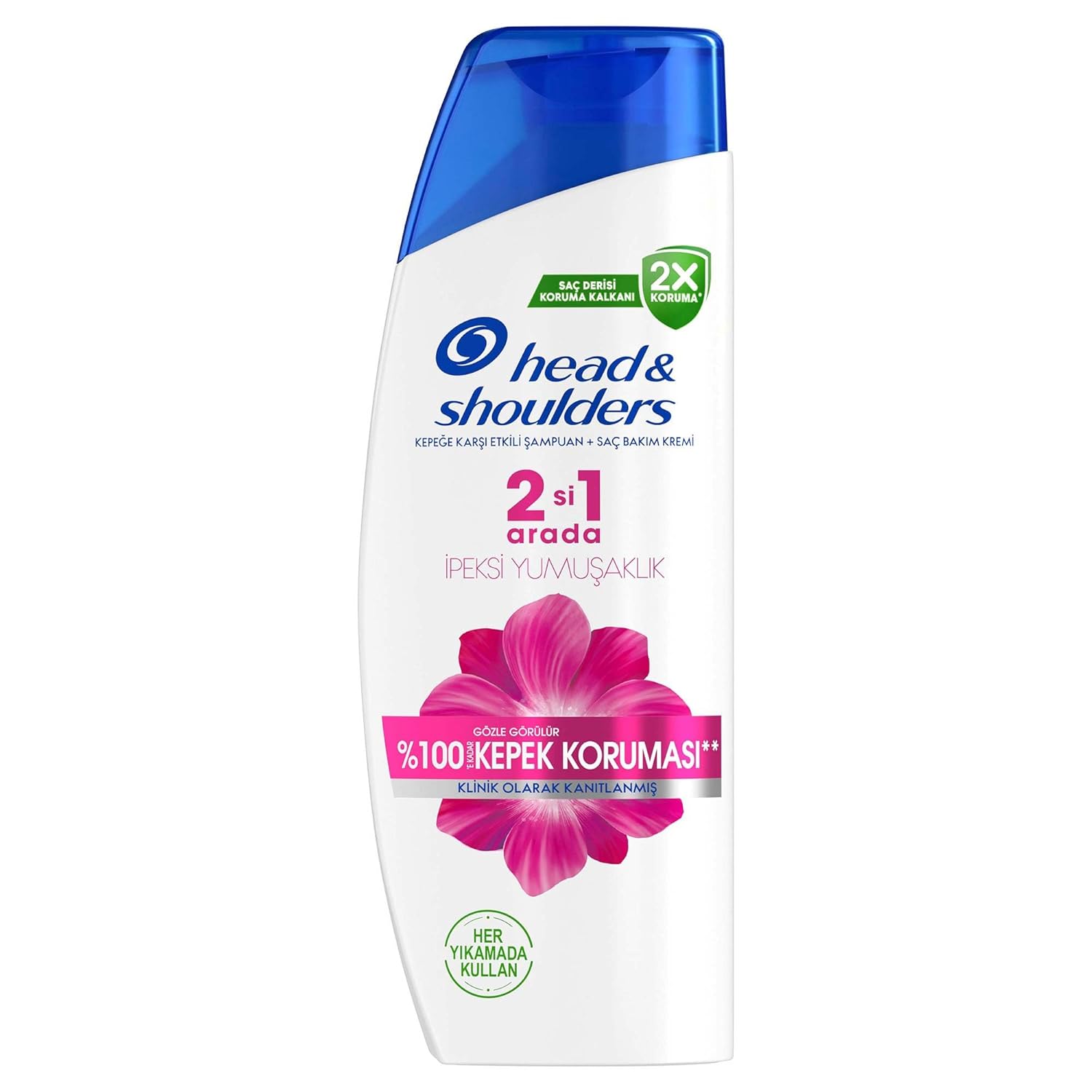 Head & Shoulders İpeksi Yumuşaklık 2'si 1 Arada Kepek Karşıtı 330ML Şampuan